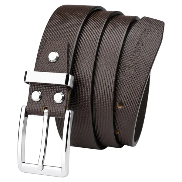 Crabby_Hunt_Men_S_Premium_Brown_Textured_Leather_Belt_With_Silver_Buckle