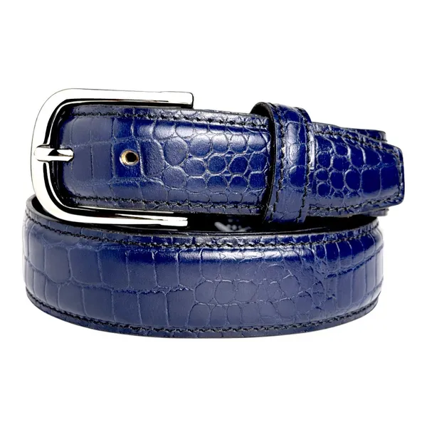 Premium_Blue_Crocodile_Leather_Belt_For_Men_Who_Stand_Out