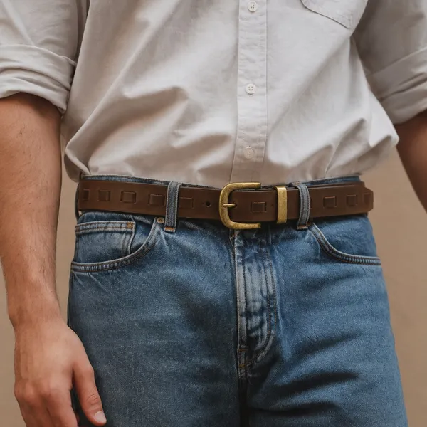 Crabby_Hunt_Men_S_Braided_Nubuck_Leather_Belt_With_Square_Gun_Metal_Buckle_Stylish_Casual_Smart_Wear