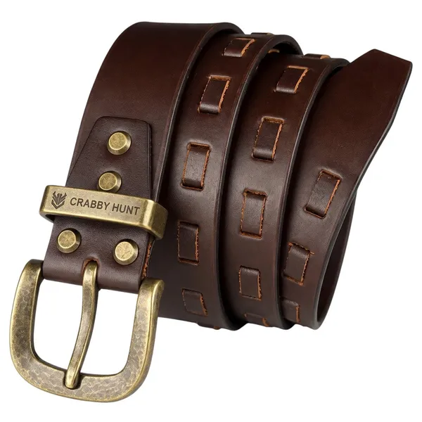 Crabby_Hunt_Men_S_Braided_Nubuck_Leather_Belt_With_Square_Gun_Metal_Buckle_Stylish_Casual_Smart_Wear