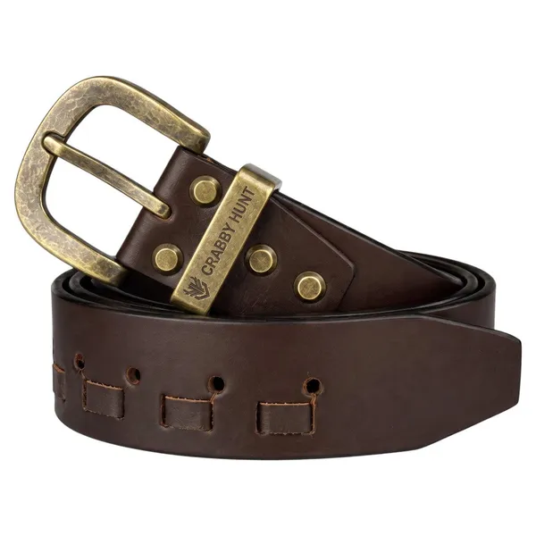 Crabby_Hunt_Men_S_Braided_Nubuck_Leather_Belt_With_Square_Gun_Metal_Buckle_Stylish_Casual_Smart_Wear
