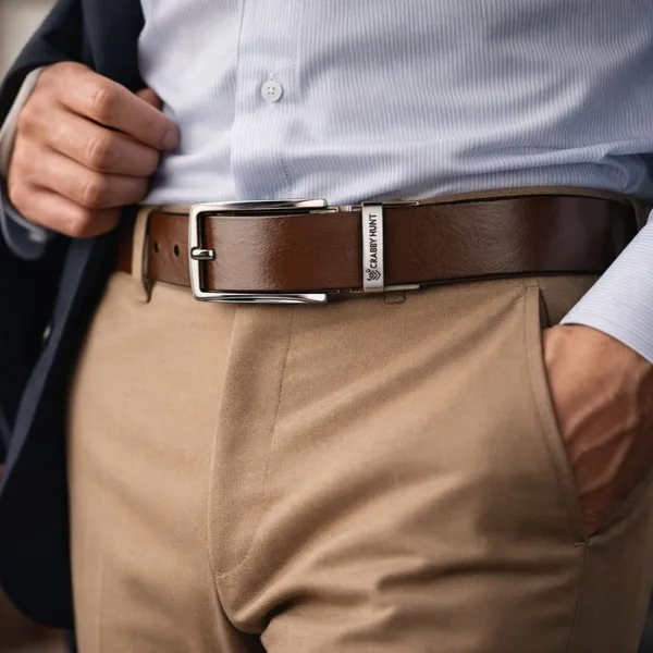 Crabby_Hunt_Dual_Style_Reversible_Leather_Belt_For_Men_Black