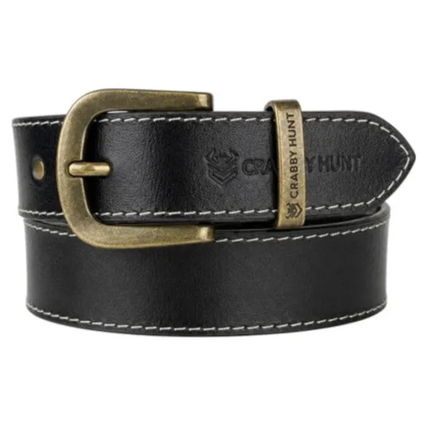 Crabby_Hunt_Black_Leather_Belt_For_Men_Premium_Genuine_Leather_With_Thread_Stitch_Design_Formal_Casual