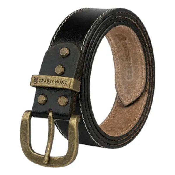 Crabby_Hunt_Black_Leather_Belt_For_Men_Premium_Genuine_Leather_With_Thread_Stitch_Design_Formal_Casual