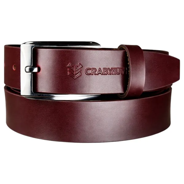 Crabby_Hunt_Premium_Maroon_Genuine_Leather_Belt_For_Men