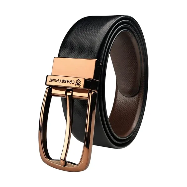 Men_S_Reversible_Genuine_Leather_Belt_Choco_Brown_Black_With_Honey_Round_Buckle
