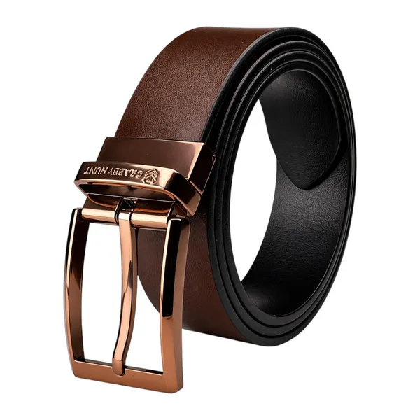 Men_Choco_Brown_Black_Genuine_Leather_Reversible_Belt_Mild_Square_Buckle