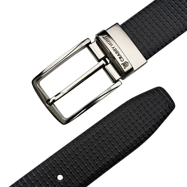 Men_S_Reversible_Leather_Belt_Black_Brown_Dual_Style_Textured_Finish_Square_Buckle_Crabby_Hunt