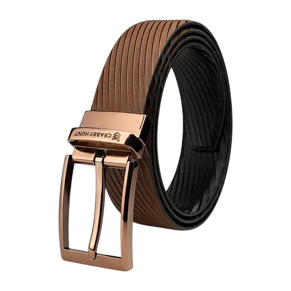 Crabby_Hunt_Ranger_Square_Reversible_Belt_For_Men_Brown_Black