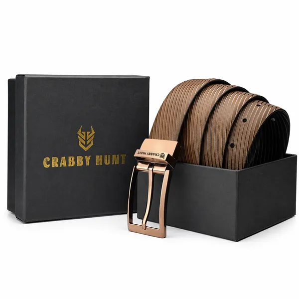 Crabby_Hunt_Ranger_Square_Reversible_Belt_For_Men_Brown_Black