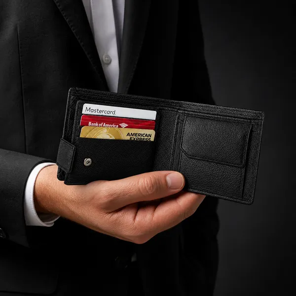 Black_Leather_Flip_Wallet_For_Men_With_Extra_Card_Storage_Slim_Bi_Fold_Wallet_Crabby_Hunt_Default_Title