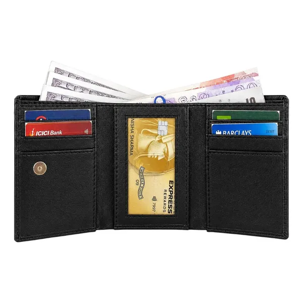 Crabby_Hunt_Genuine_Leather_Tri_Fold_Wallet_For_Men_Wallet_With_Id_Window_Coin_Pocket_Card_Slots_Black_Default_Title