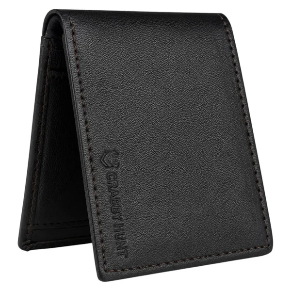 Crabby_Hunt_Premium_Black_Leather_Wallet_For_Men_Classic_Bi_Fold_Design_Default_Title