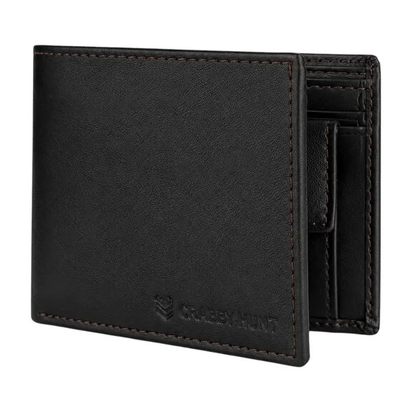 Crabby_Hunt_Premium_Black_Leather_Wallet_For_Men_Classic_Bi_Fold_Design_Default_Title