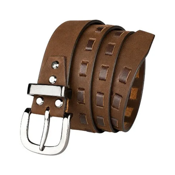Crabby_Hunt_Genuine_Leather_Belt_For_Men_Premium_Brown_Casual_Belt_With_Metal_Pin_Buckle