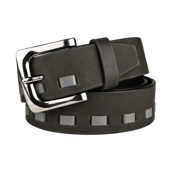 Crabby_Hunt_Black_Genuine_Leather_Belt_For_Men_Silver_Pin_Buckle_Modern_Cut_Out_Design