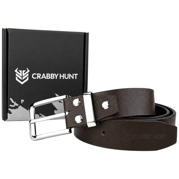 Crabby_Men_S_Sufiyana_Brown_Genuine_Leather_Belt_With_Silver_Buckle_Classic_Formal_Casual_Belt