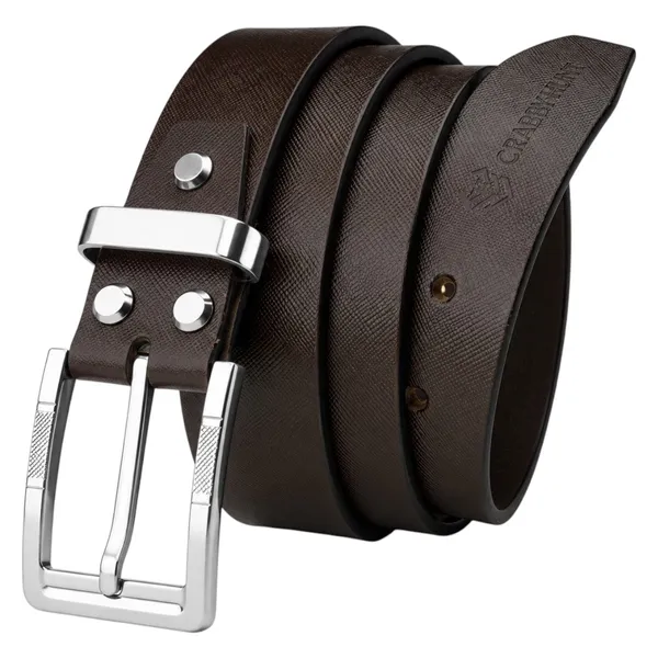 Crabby_Hunt_Sufiyana_Textured_Brown_Leather_Belt_With_Square_Buckle_Premium_Formal_Casual_Men_S_Belt