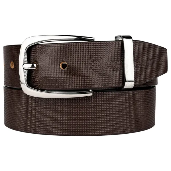Crabby_Hunt_Men_S_Brown_Leather_Belt_With_Square_Grid_Texture_Gunmetal_Round_Buckle