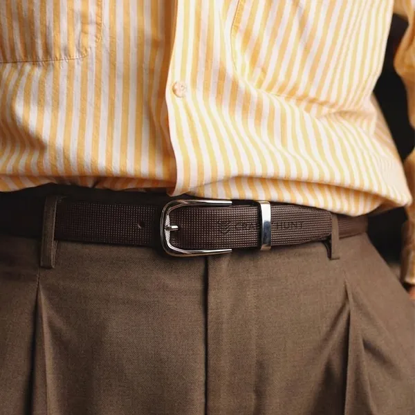 Crabby_Hunt_Men_S_Brown_Leather_Belt_With_Square_Grid_Texture_Gunmetal_Round_Buckle