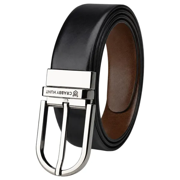 Crabby_Hunt_Men_S_Reversible_Genuine_Leather_Belt_With_Metro_Silver_Round_Buckle_Black_Brown_Formal_Belt
