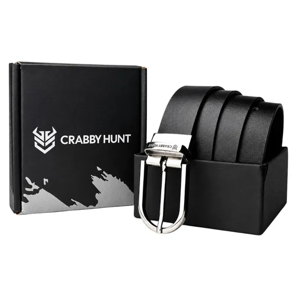 Crabby_Hunt_Men_S_Reversible_Genuine_Leather_Belt_With_Silver_Round_Buckle_Black_Brown_Formal_Casual_Wear_Reversible_Damms_Silver_Round_Buckle