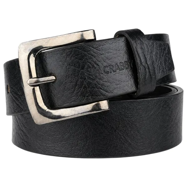Crabby_Hunt_Men_S_Genuine_Leather_Belt_Black_Apollo_Strap_With_Gunmetal_Square_Buckle_Formal_Casual_Belt