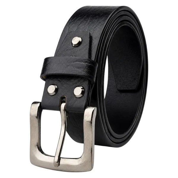 Crabby_Hunt_Men_S_Genuine_Leather_Belt_Black_Apollo_Strap_With_Gunmetal_Square_Buckle_Formal_Casual_Belt
