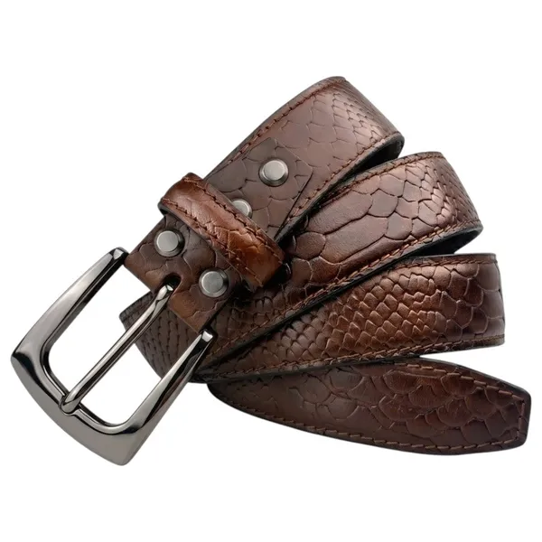 Brown_Croco_Embossed_Genuine_Leather_Belt_With_Gun_Metal_Buckle_Premium_Men_S_Formal_Casual_Belt