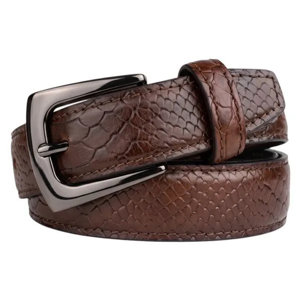 Brown_Croco_Embossed_Genuine_Leather_Belt_With_Gun_Metal_Buckle_Premium_Men_S_Formal_Casual_Belt