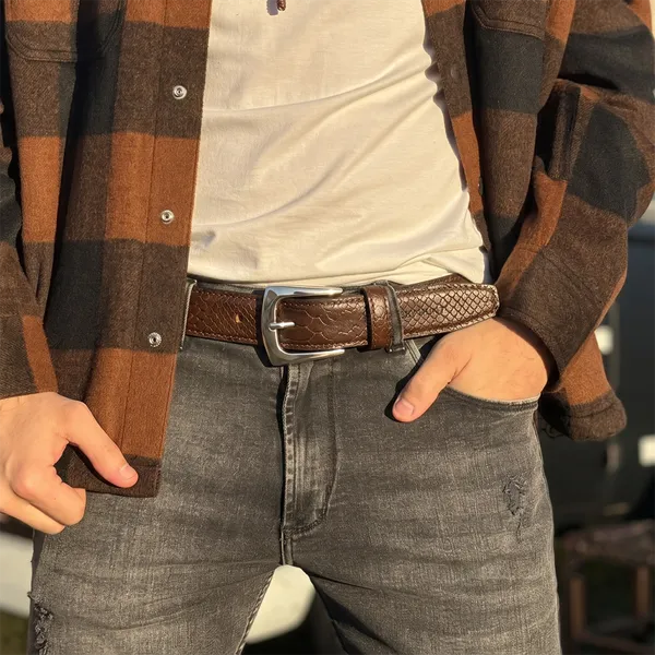 Brown_Croco_Embossed_Genuine_Leather_Belt_With_Silver_Buckle_Premium_Men_S_Formal_Casual_Belt