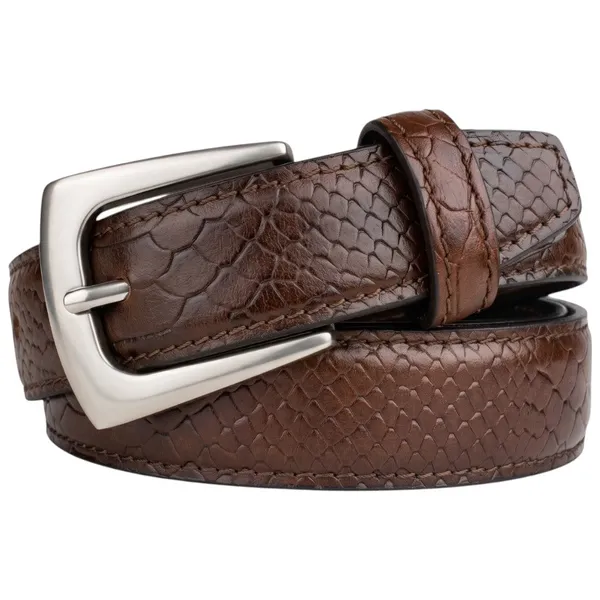 Brown_Croco_Embossed_Genuine_Leather_Belt_With_Silver_Buckle_Premium_Men_S_Formal_Casual_Belt