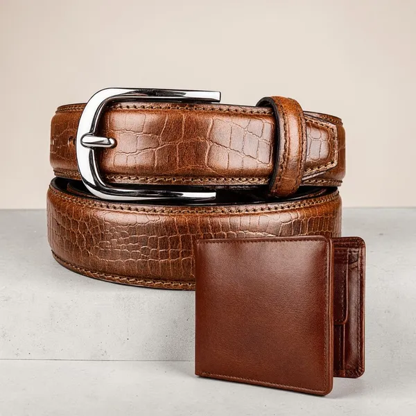 Crabby_Hunt_Men_S_Genuine_Leather_Belt_Wallet_Combo_Brown_Crocodile_Texture_Belt_With_Premium_Leather_Wallet_Gift_Set_For_Men_Formal_Casual