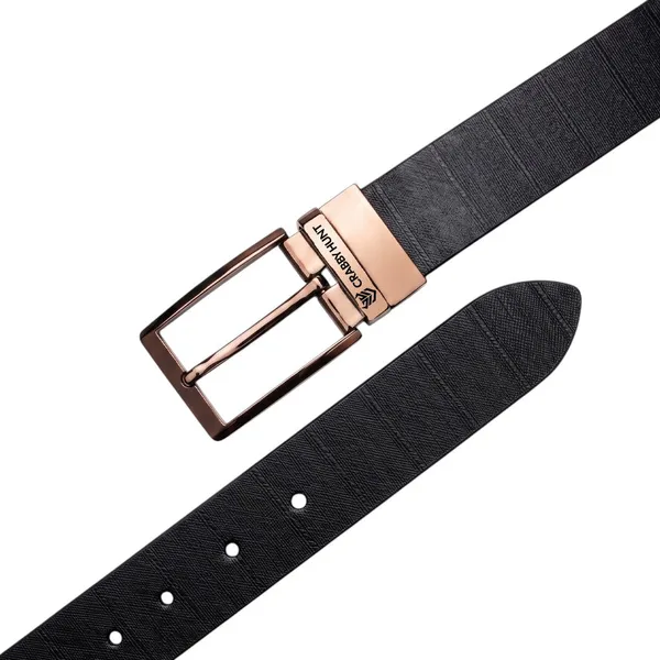 Men_S_Genuine_Leather_Belt_Textured_Brown_Leather_Belt_With_Rose_Gold_Buckle_Crabby_Hunt