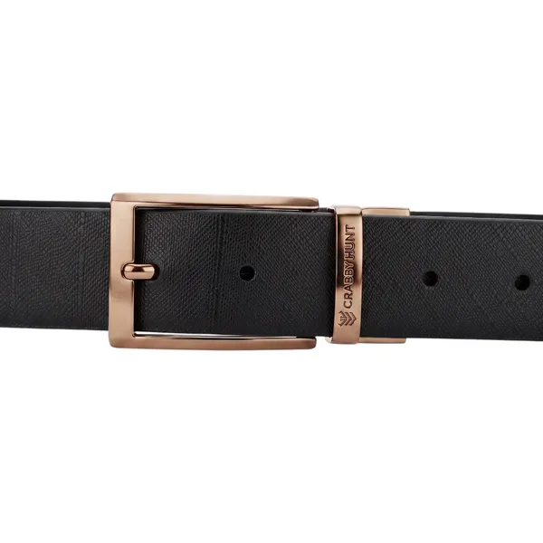 Men_S_Genuine_Leather_Belt_Textured_Brown_Leather_Belt_With_Rose_Gold_Buckle_Crabby_Hunt