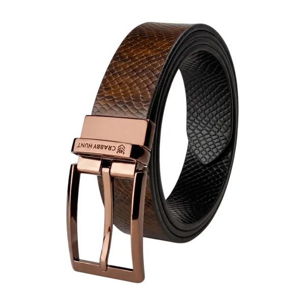 Crabby_Hunt_Men_S_Reversible_Italian_Leather_Belt_Black_Brown_Textured_Belt_With_Rose_Gold_Square_Buckle_Premium_Genuine_Leather_Belt_For_Men