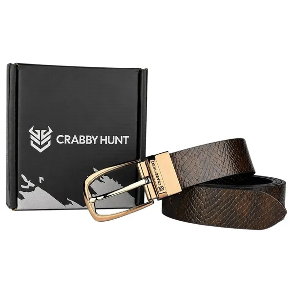 Crabby_Hunt_Men_S_Reversible_Italian_Leather_Belt_Black_Brown_Snake_Texture_Premium_Rose_Gold_Pin_Buckle_Genuine_Leather_Belt_For_Men