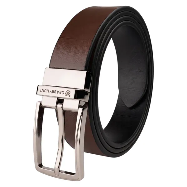 Crabby_Hunt_Men_S_Reversible_Italian_Leather_Belt_Black_Brown_Premium_Silver_Pin_Buckle_Genuine_Leather_Formal_Belt_For_Men_35_Mm