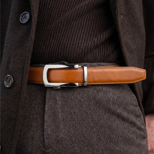 Men_S_Genuine_Leather_Belt_With_Auto_Lock_Buckle_Choco_Brown_35mm_Formal_Belt_Crabby_Hunt