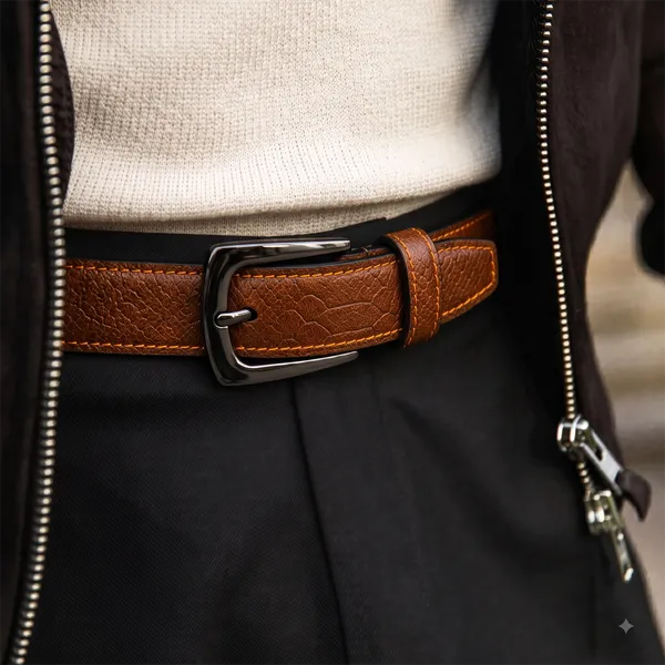 Men_S_Tan_Croco_Genuine_Leather_Belt_Gunmetal_Pin_Buckle_Premium_Formal_Casual_Belt_For_Men