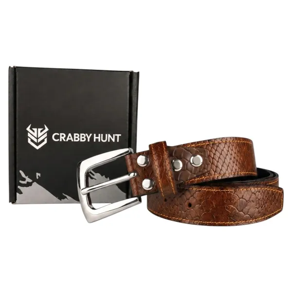 Men_S_Tan_Croco_Genuine_Leather_Belt_Silver_Pin_Buckle_Premium_Formal_Casual_Belt_For_Men