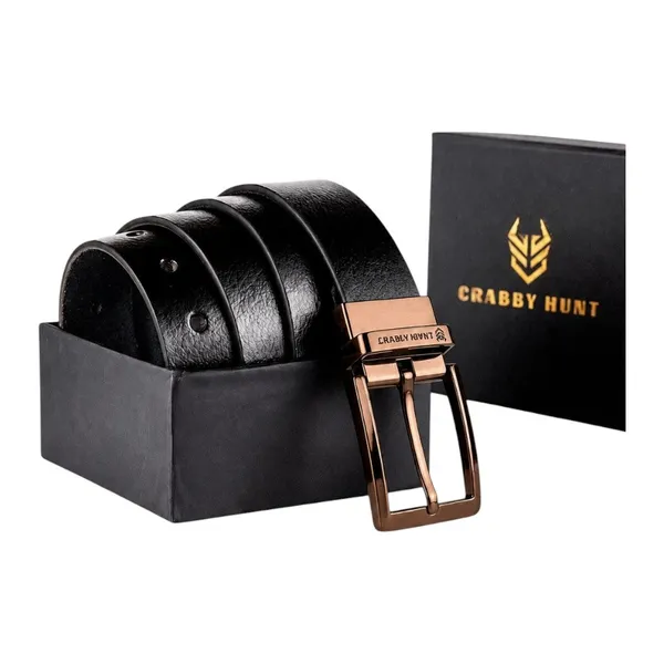 Men_S_Reversible_Black_Belt_With_Choco_Gold_Square_Buckle_Stylish_Formal_Casual_Waist_Belt