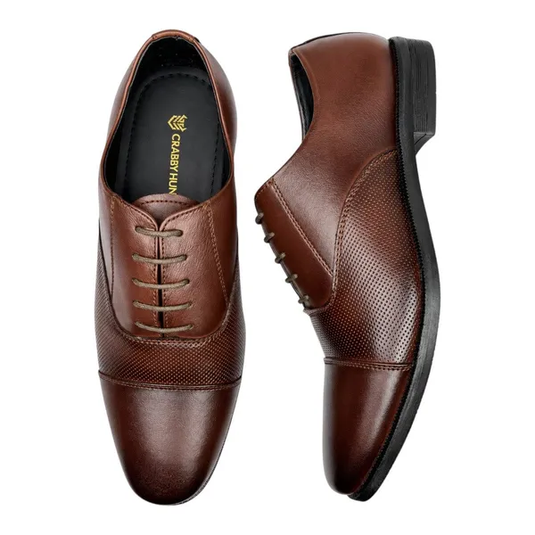 Men_S_Brown_Perforated_Oxford_Leather_Shoes_Formal_Lace_Up_Dress_Shoes