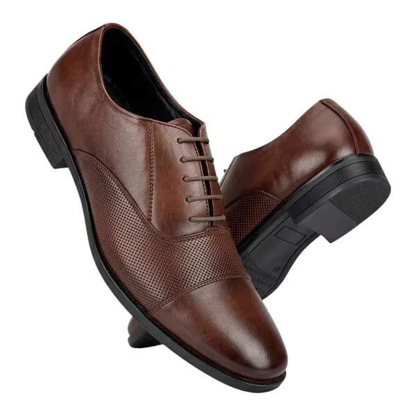 Men_S_Brown_Perforated_Oxford_Leather_Shoes_Formal_Lace_Up_Dress_Shoes