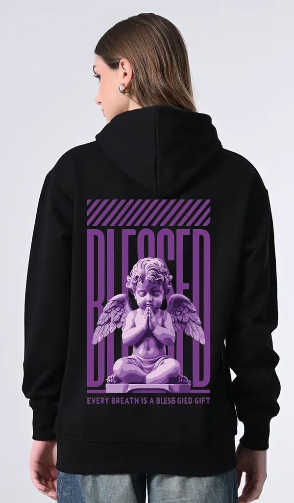Women_S_Black_Printed_Hoodie_Relaxed_Fit_Fleece_Pullover_With_Kangaroo_Pocket_Black