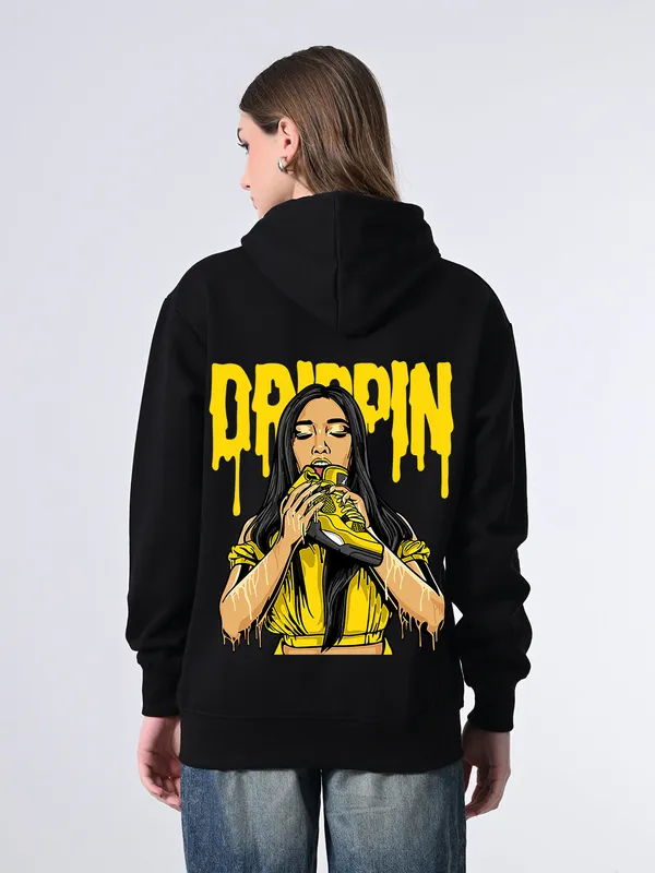 Women_S_Relaxed_Black_Hoodie_Printed_Fleece_With_Pocket_Black
