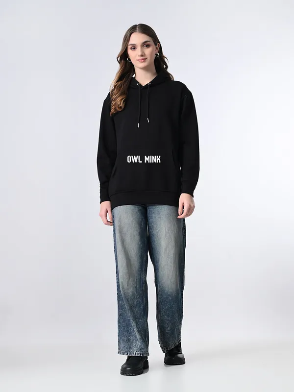 Women_S_Relaxed_Black_Hoodie_Printed_Fleece_With_Pocket_Black
