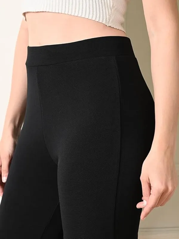 Bootcut_Formal_Casual_Wear_Pants_For_Women_Black