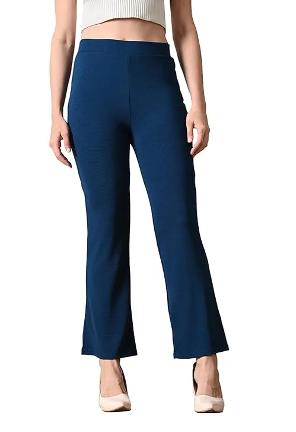 Women_S_Solid_Bootcut_Regular_Fit_Trousers_Blue