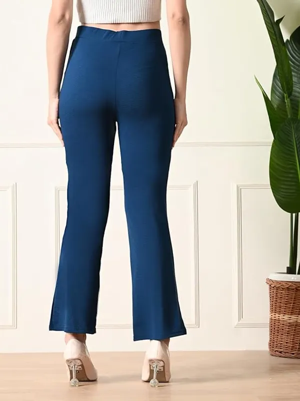 Women_S_Solid_Bootcut_Regular_Fit_Trousers_Blue